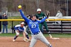 Softball vs Babson  Wheaton College Softball vs Babson College. - Photo by Keith Nordstrom : Wheaton, Softball, Babson, NEWMAC